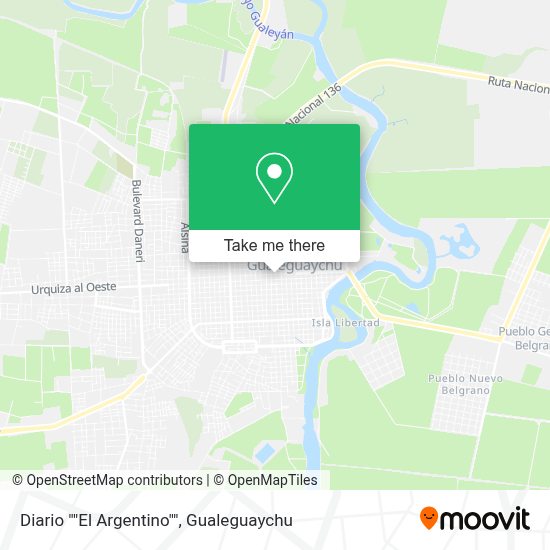 How To Get To Diario ""El Argentino"" In Gualeguaychú By Bus?