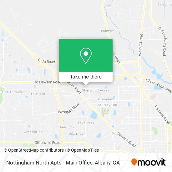 How to get to Nottingham North Apts Main Office in Albany by Bus?