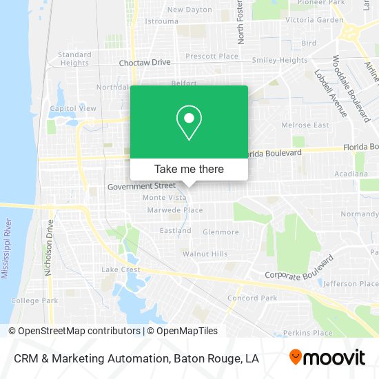 ¿Cómo llegar a CRM & Marketing Automation en Baton Rouge, LA en Autobús?