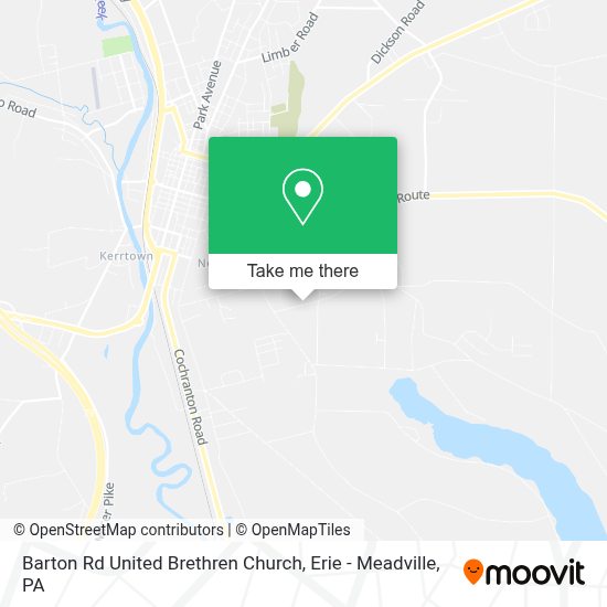 ¿Cómo llegar a Barton Rd United Brethren Church en West Mead Township
