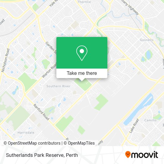 How to get to Sutherlands Park Reserve in Huntingdale by bus?