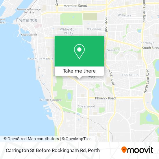 How to get to Carrington St Before Rockingham Rd in Hamilton Hill by
