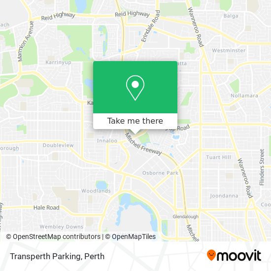 How to get to Transperth Parking in Stirling by Train, Bus or Ferry?