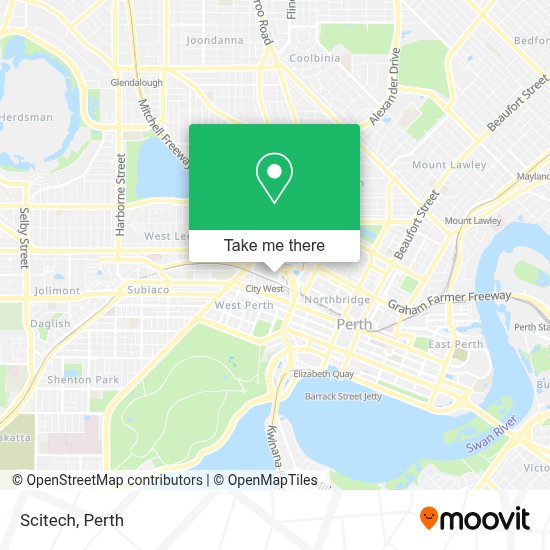 How to get to Scitech in West Perth by Bus or Train