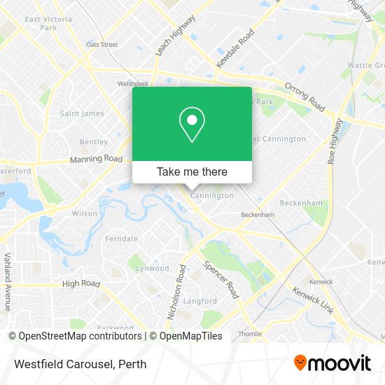 How to get to Westfield Carousel in Cannington by bus?