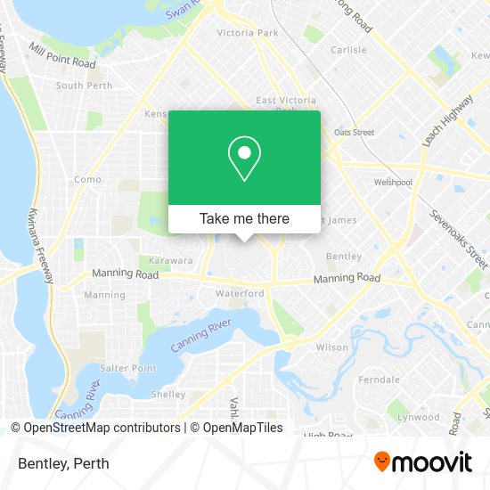 How to get to Bentley by bus or train?