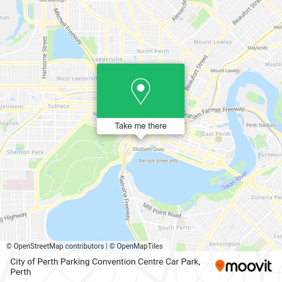 How to get to City of Perth Parking Convention Centre Car Park by bus