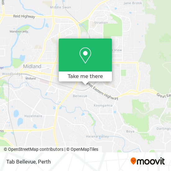 How to get to Tab Bellevue by Bus or Train?