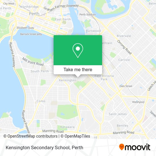 How to get to Kensington Secondary School by Bus or Train?