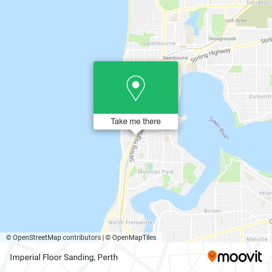 How to get to Imperial Floor Sanding in Mosman Park by Bus or Train?