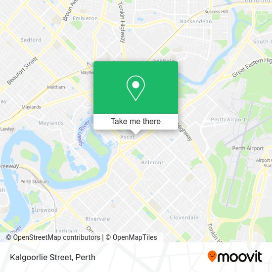 How to get to Kalgoorlie Street in Ascot by bus or train?