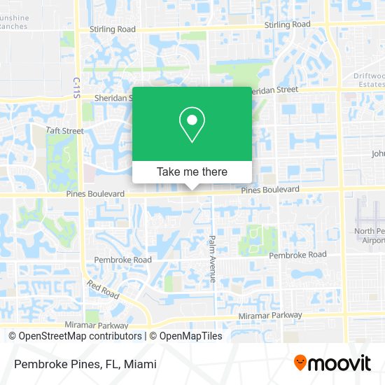 How to get to Pembroke Pines, FL in MiramarPembroke Pines by Bus or Train?
