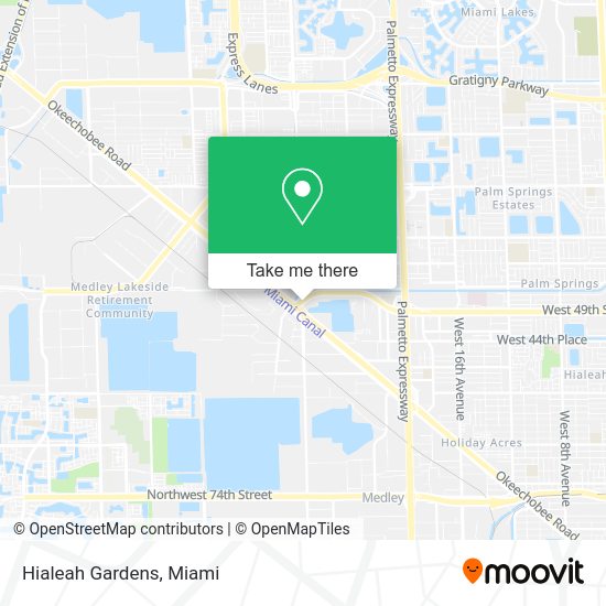How to get to Hialeah Gardens by Bus or Subway?