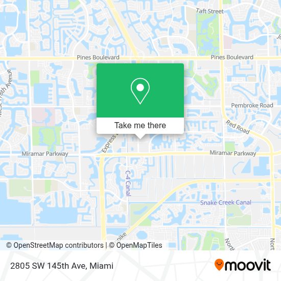 ¿Cómo llegar a 2805 SW 145th Ave en MiramarPembroke Pines en Autobús?