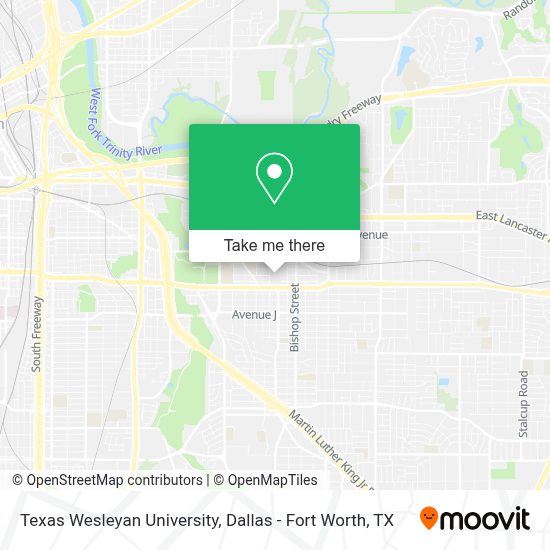 How to get to Texas Wesleyan University in Fort Worth by Bus?