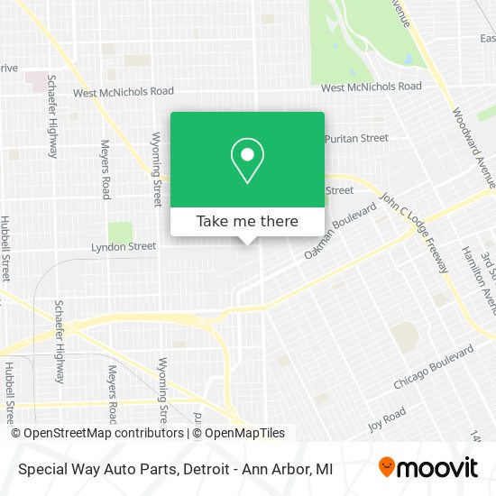 How To Get To Special Way Auto Parts In Detroit - Ann Arbor, Mi By Bus?