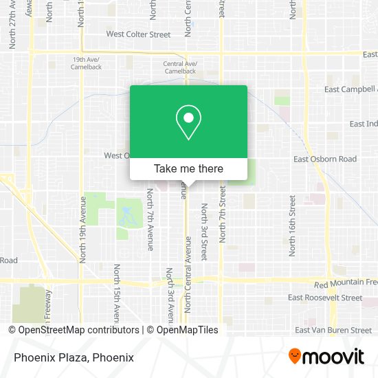 How to get to Phoenix Plaza by bus or light rail?
