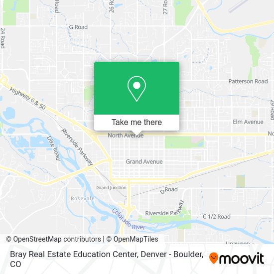 How to get to Bray Real Estate Education Center in Grand Junction by bus?