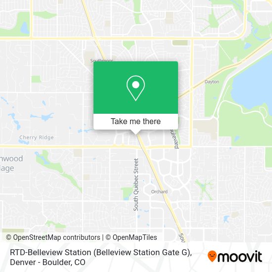 Denver Light Rail G Line Map