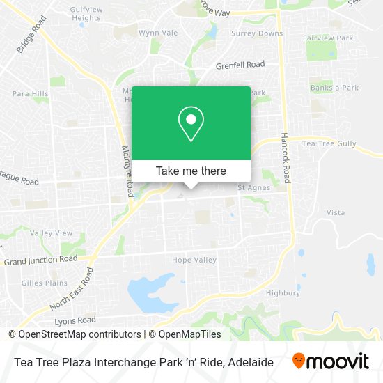 How to get to Tea Tree Plaza Interchange Park ’n’ Ride in Modbury by bus?