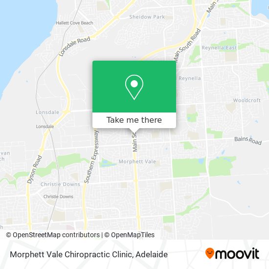 How to get to Morphett Vale Chiropractic Clinic by Bus or Train?