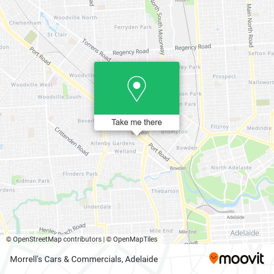 How to get to Morrell's Cars & Commercials in Adelaide by Bus, Train or