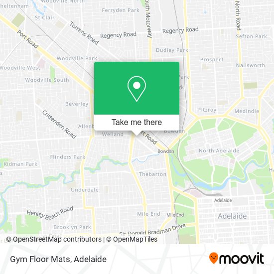 How to get to Gym Floor Mats in Hindmarsh by bus or train?