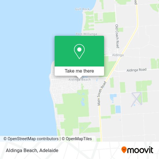 How to get to Aldinga Beach by bus or train?
