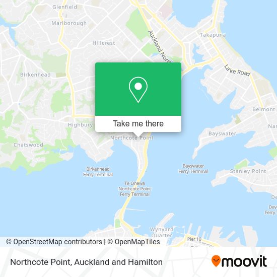 How to get to Northcote Point in Northcote South by bus or train?