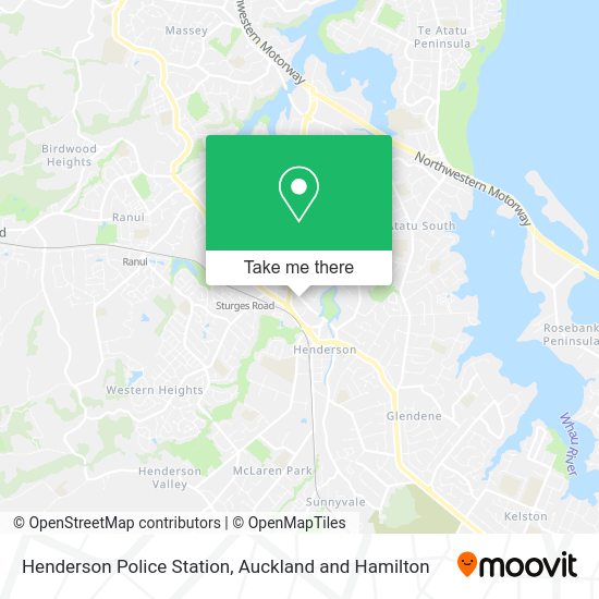 How to get to Henderson Police Station in Henderson North by bus or train?
