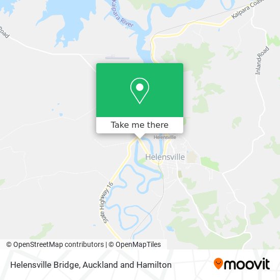 How to get to Helensville Bridge in InletKaipara River by Bus?