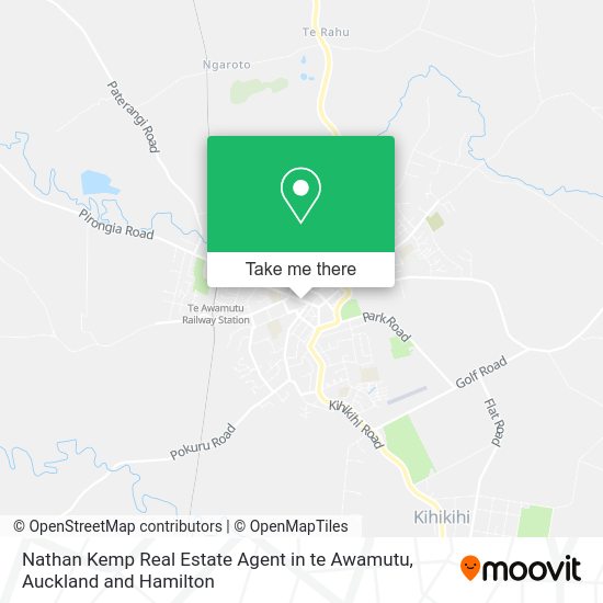 How to get to Nathan Kemp Real Estate Agent in te Awamutu in Auckland