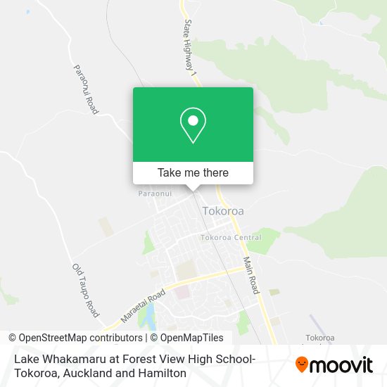 How to get to Lake Whakamaru at Forest View High SchoolTokoroa with
