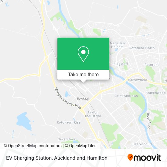 How to get to EV Charging Station in Auckland and Hamilton by bus or train?