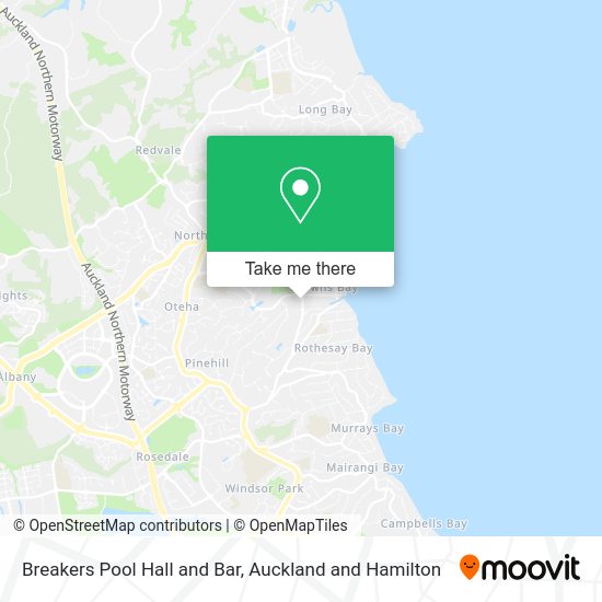 How to get to Breakers Pool Hall and Bar in Browns Bay by bus?
