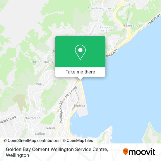 How to get to Golden Bay Cement Wellington Service Centre in Thorndon