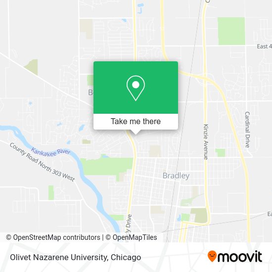 Olivet Nazarene University Campus Map How To Get To Olivet Nazarene University In Bourbonnais By Bus Or Train?