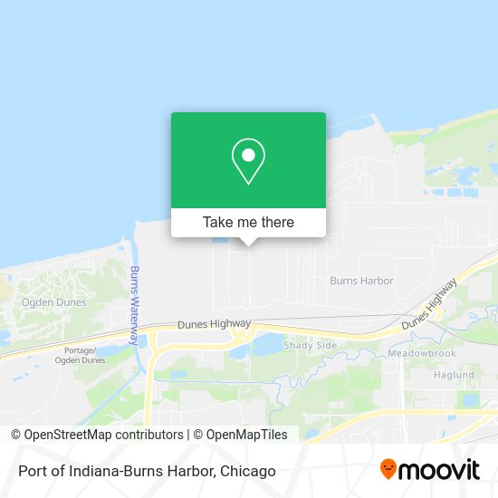 How to get to Port of IndianaBurns Harbor in Portage by train, bus or
