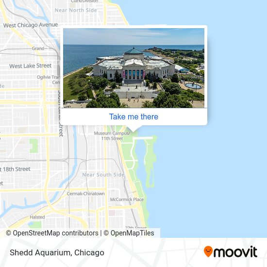 How to get to Shedd Aquarium in Chicago by bus, Chicago 'L' or train?
