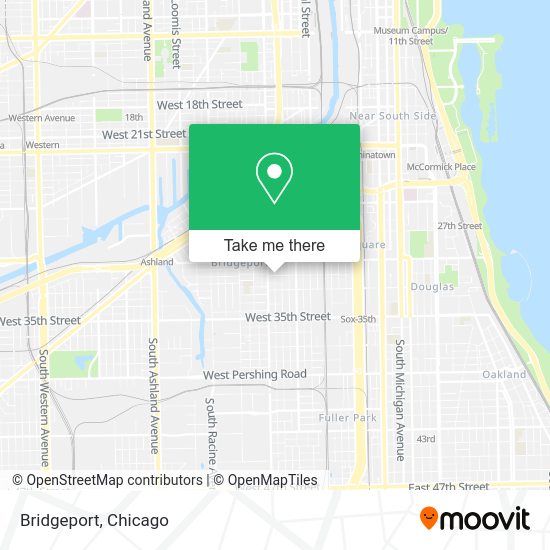 How to get to Bridgeport in Chicago by bus, Chicago 'L' or train?