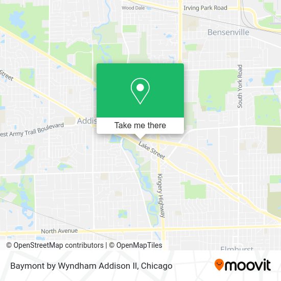 How to get to Baymont by Wyndham Addison Il by Bus, Train or Chicago 'L'?