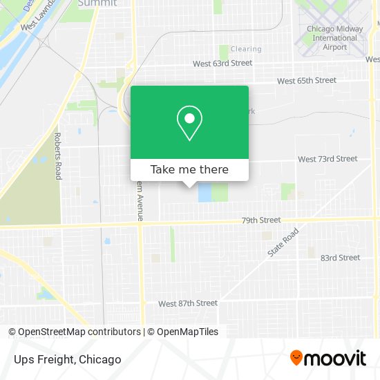 How to get to Ups Freight in Bedford Park by Bus or Chicago 'L' Moovit