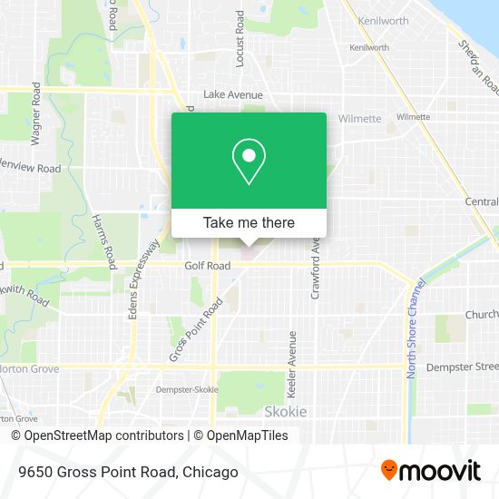 How to get to 9650 Gross Point Road in Skokie by Bus, Chicago 'L' or Train Moovit