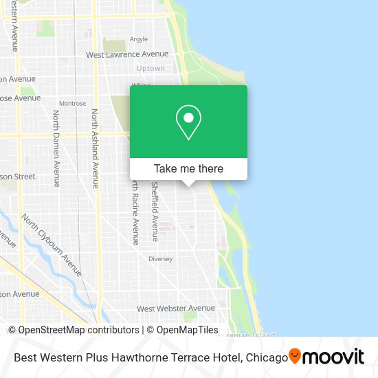 How to get to Best Western Plus Hawthorne Terrace Hotel in Chicago by