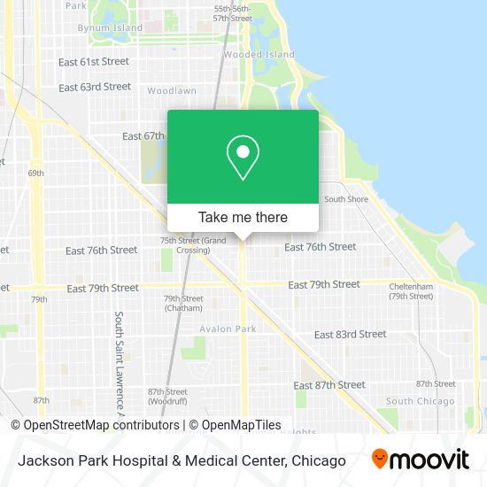 How to get to Jackson Park Hospital & Medical Center in Chicago by bus