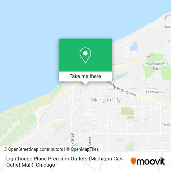 How to get to Lighthouse Place Premium Outlets (Michigan City Outlet