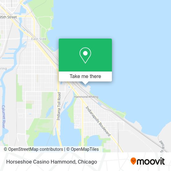 How to get to Horseshoe Casino Hammond by bus, train or Chicago 'L'?