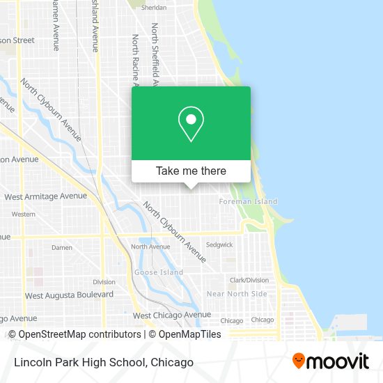 How to get to Lincoln Park High School in Chicago by Bus, Chicago 'L