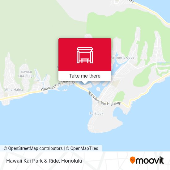 Hawaii Kai Park & Ride stop Routes, Schedules, and Fares