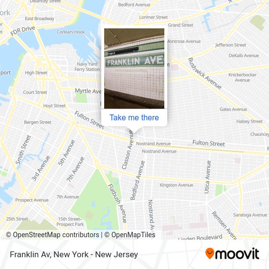 Franklin Av station Routes, Schedules, and Fares